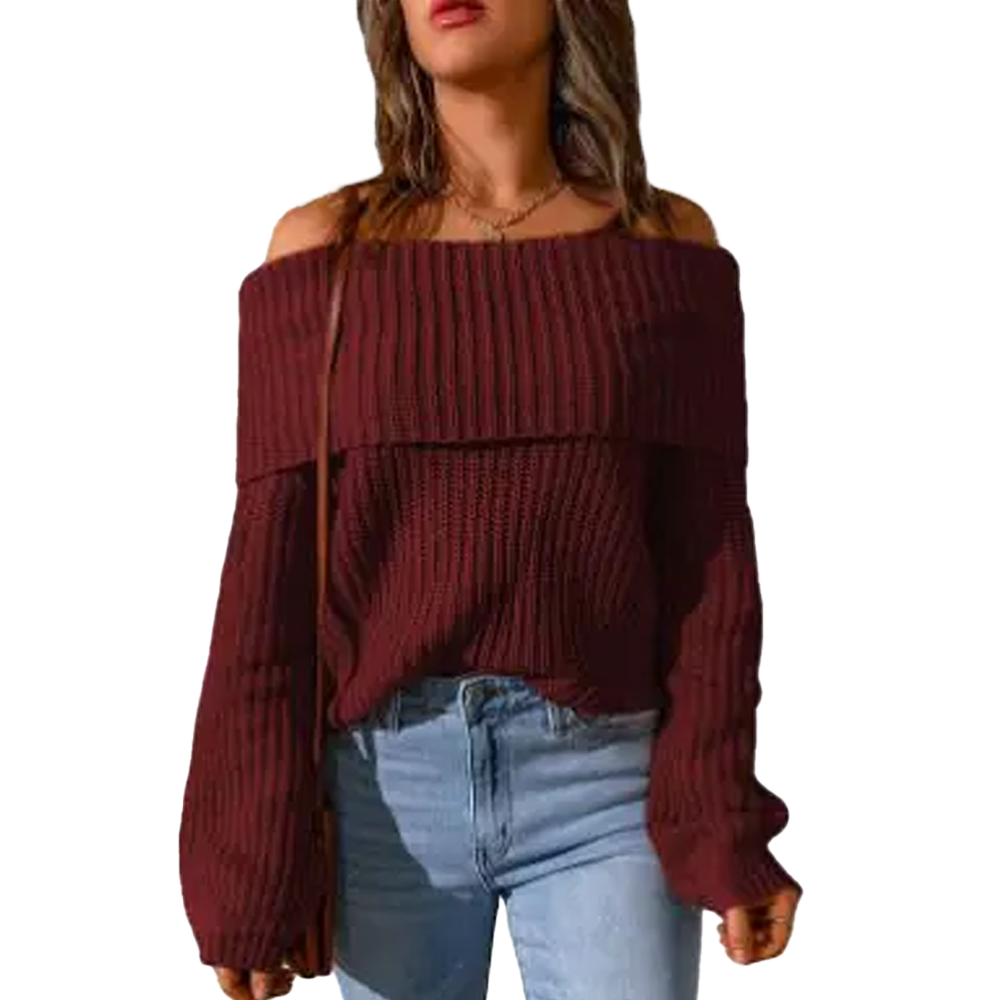 Off Shoulder Sweater