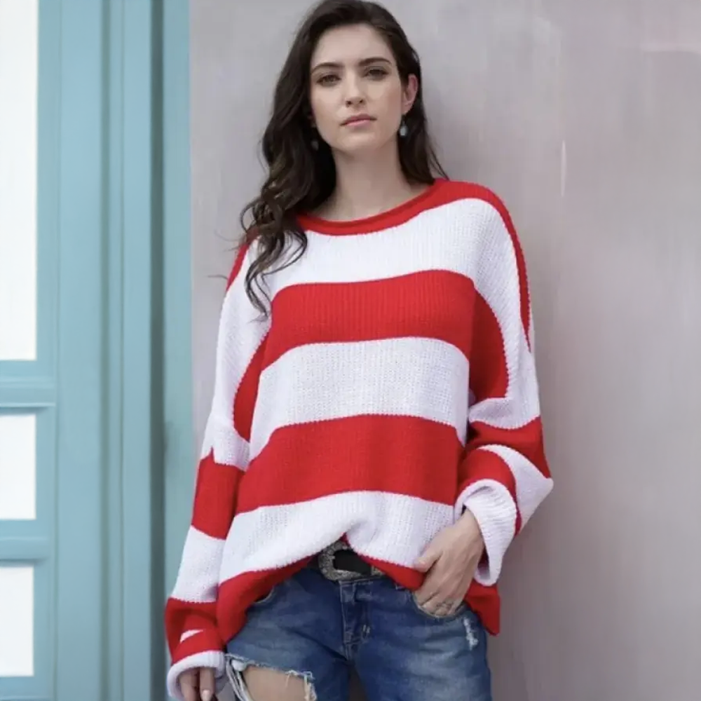 Striped Colorblock Sweater