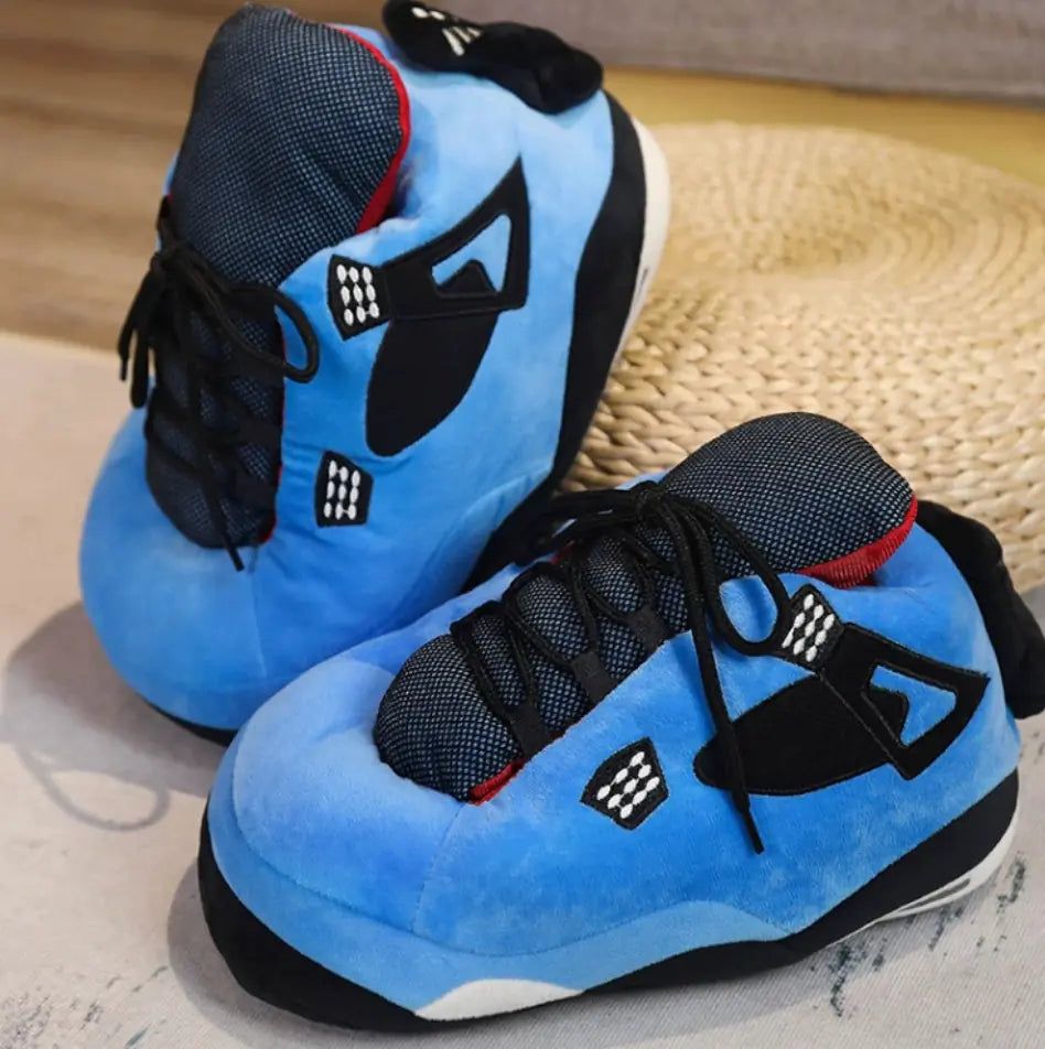 AJ4 Sneaker Slippers - Blue
