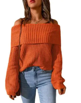 Off Shoulder Sweater