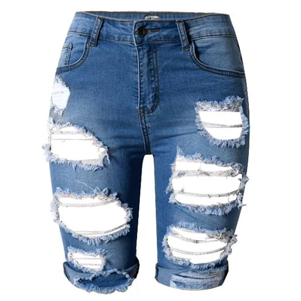 Bermuda Ripped Shorts