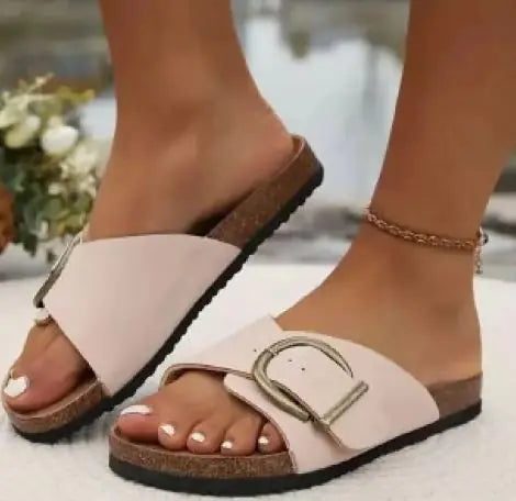 Pin Buckle Sandals