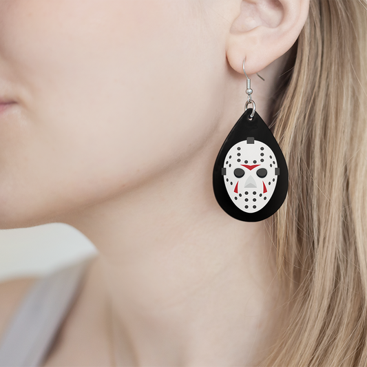 Hockey Mask Earrings