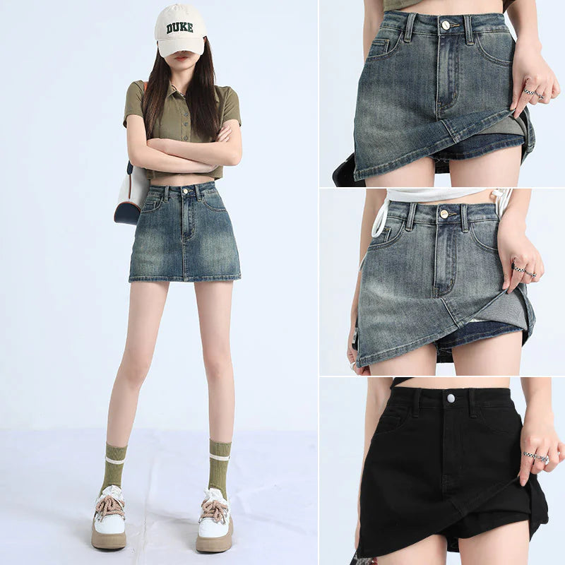 Denim Mini Skirt