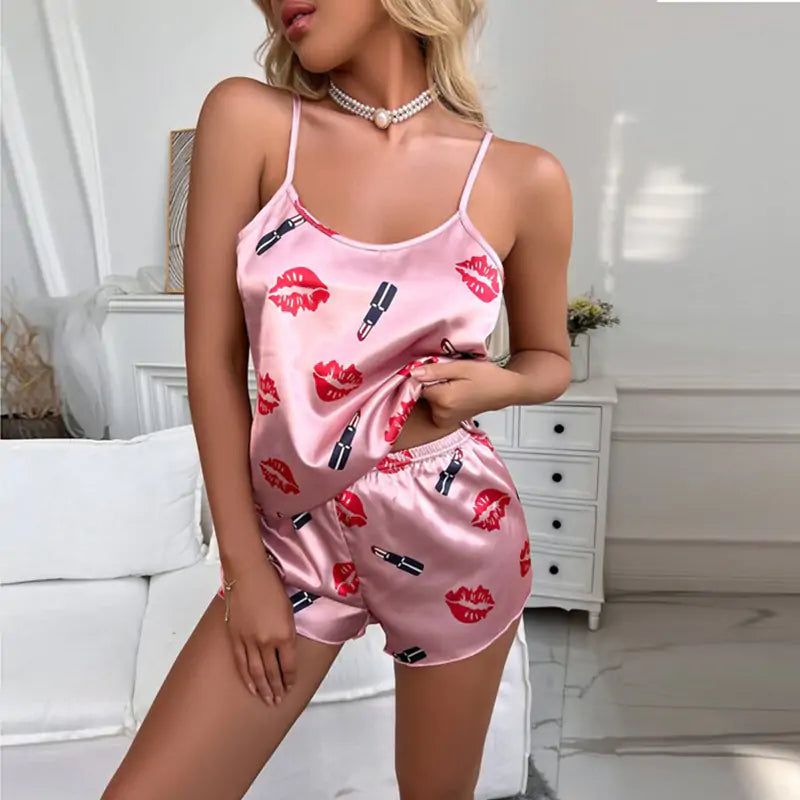 Printed Pajama Set